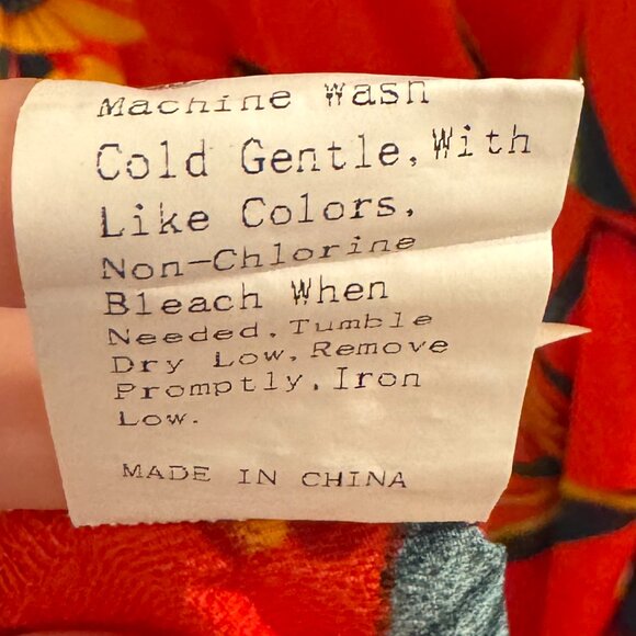 V-Neck Floral Chiffon Wrap Dress - Picture 5 of 6